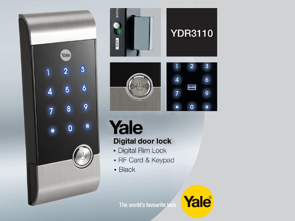 Cerradura digital de RimLock YDR3110 de Yale